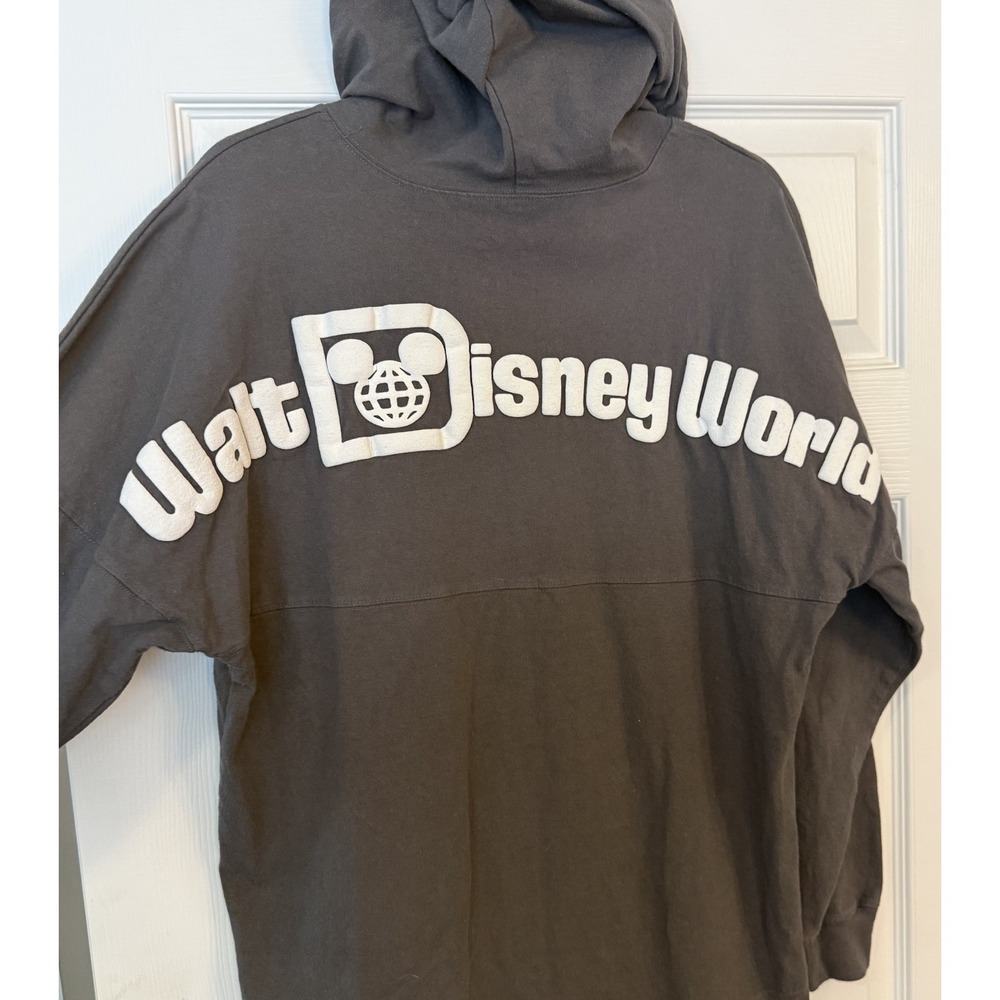 Disney Parks Walt Disney World‎ Spirit Jersey Pullover Hoodie Gray Medium Mickey